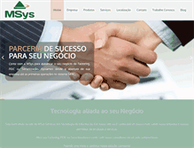 Tablet Screenshot of msys.com.br